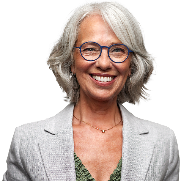 Woman smiling